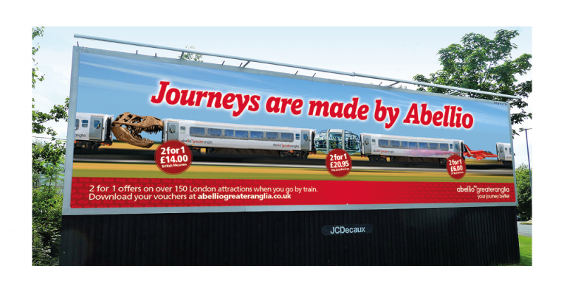 An image of an Abellio Greater Anglia 96 sheet advert