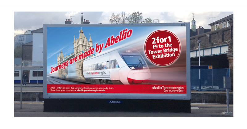 An image of an Abellio Greater Anglia 48 sheet advert