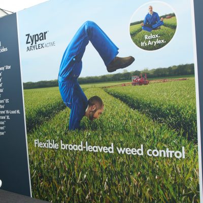 Image of Corteva Stand artwork at Cereals 2018