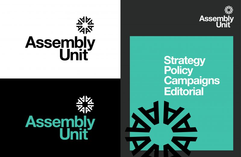 An image of the Assembly Unit - a new brand in UK politics