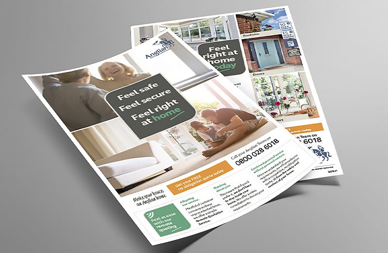 Anglian Home Improvement Brand Response Campaign in print